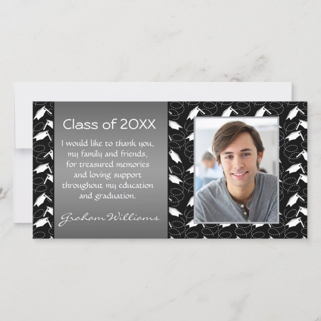 Mörser-Abschluss danken Ihnen Dankeskarte (Vorderseite)