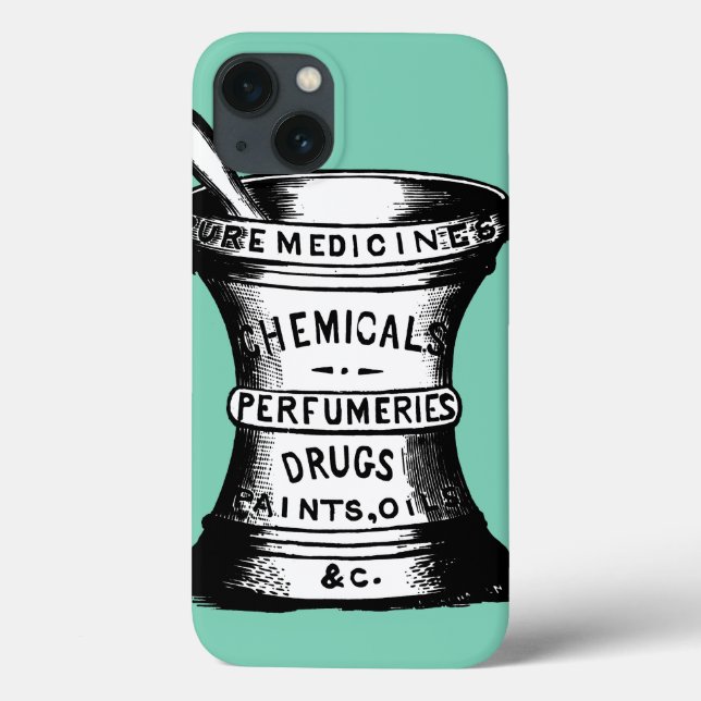 Mörser und Stampfe Case-Mate iPhone Hülle (Rückseite)