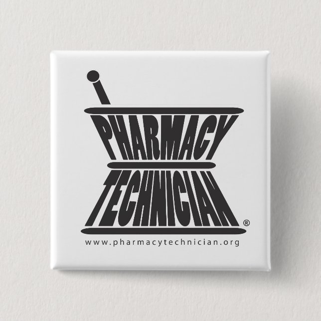 Mörser-und Stampfe-Knopf Button (Vorderseite)