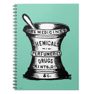 Mörser und Stampfe Notizblock