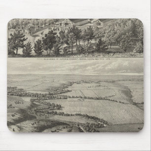 Morse's Ranche Chase Landkreis, Kansas Mousepad