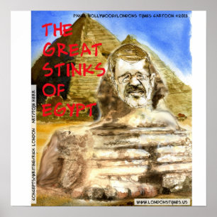 Morsi Große Stinker Ägyptens Lustiges Poster