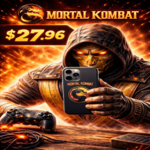 Mortal Kombat Vintage T-Shirt — Small Fit Y2K Retr Case-Mate iPhone Hülle