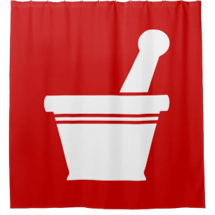 Mortar & Pestle Duschvorhang