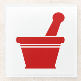 Mortar & Pestle Glasuntersetzer