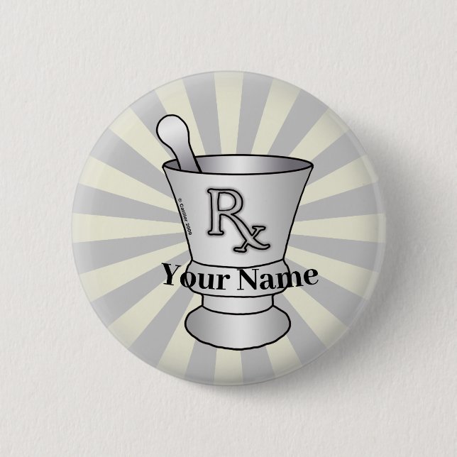 Mortar und Pestle Button (Vorderseite)