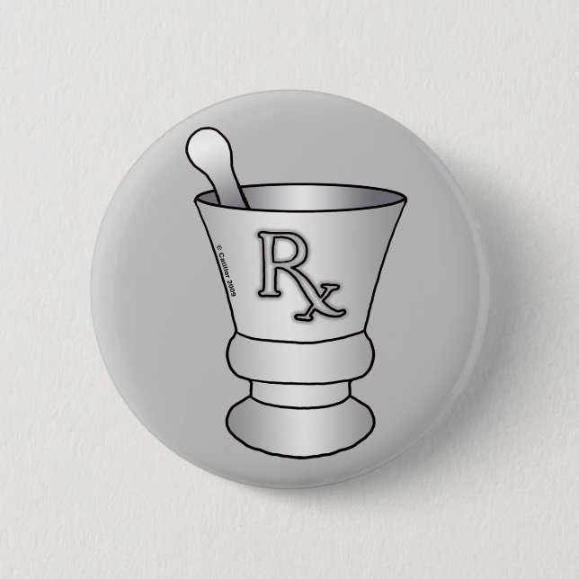 Mortar und Pestle Button (Vorderseite)