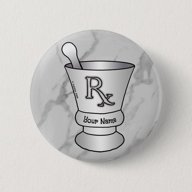 Mortar und Pestle Button (Vorderseite)