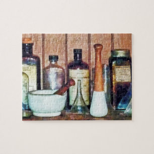 Mortar und Pestle und Pestle Puzzle