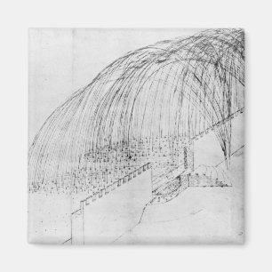 Mortars, die Steine über eine Wand in eine Festung Magnet