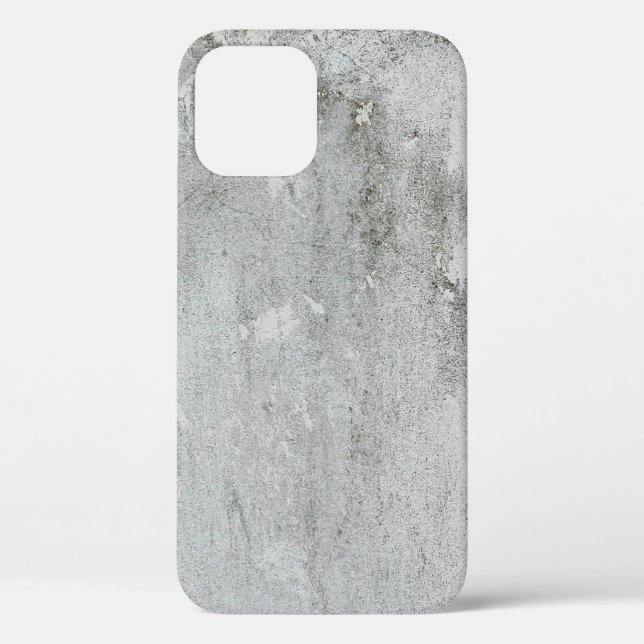 Mortarwand in grauweißem Schwarz Case-Mate iPhone Hülle (Rückseite)
