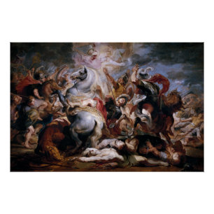 Morte di Decio Mure (Bozzetto) von Peter Paul Rube Poster