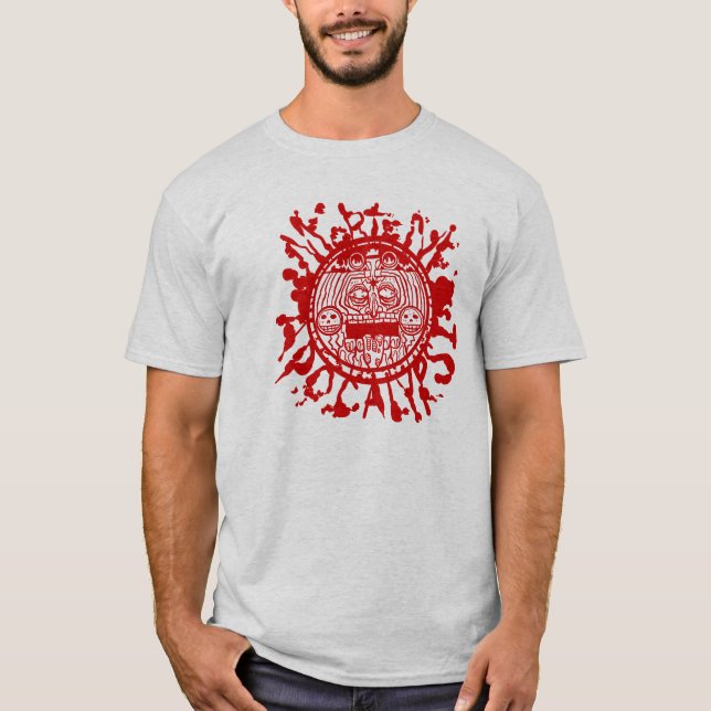 Mortem Apocalypsi Insignie-Shirt (rot) T-Shirt (Vorderseite)