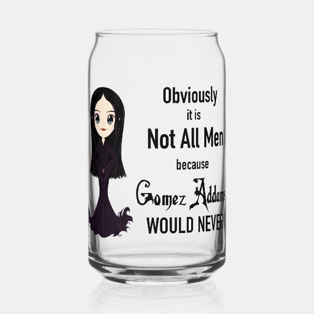 Morticia nicht alle Männer Glas kann (Vorderseite)