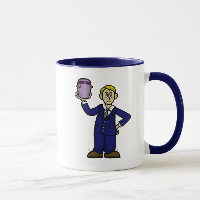 Mortician der Urn Name Tasse (Rechts)