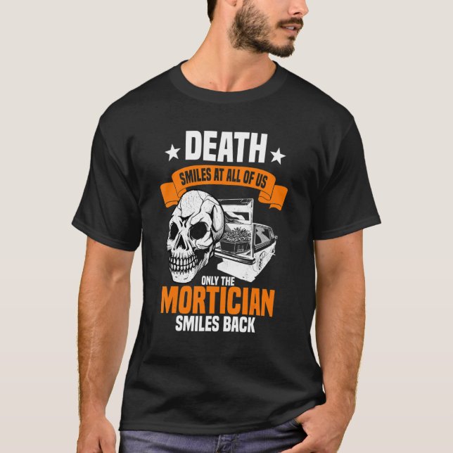 Mortician Funeral Director Undertaker Mortuary Sku T-Shirt (Vorderseite)