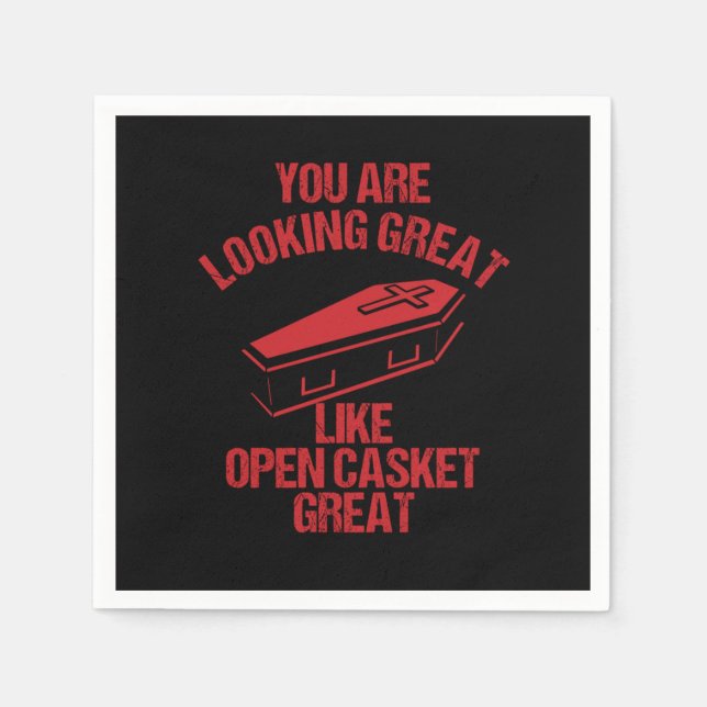 Mortician Hearse Director Funeral Vehicle Gift You Serviette (Vorderseite)