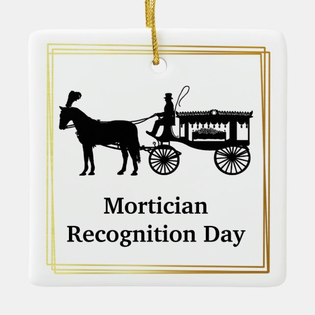 Mortician Recognition Day Ornament (Vorderseite)