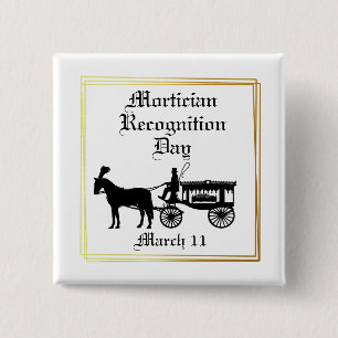 Mortikertasten der Hearse-Silhouette Button