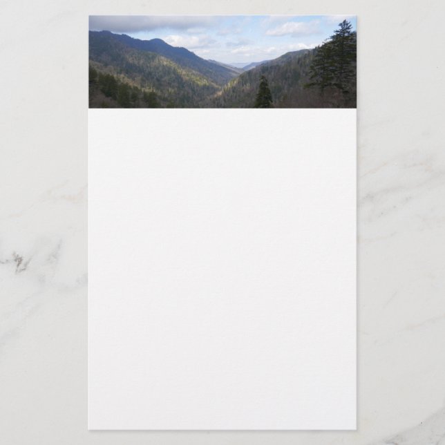 Morton Blick auf die Großen Smoky-Berge Briefpapier (Vorderseite)