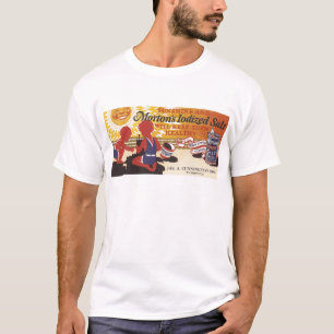 Morton jodierte Salz-Anzeige von einem Washington, T-Shirt