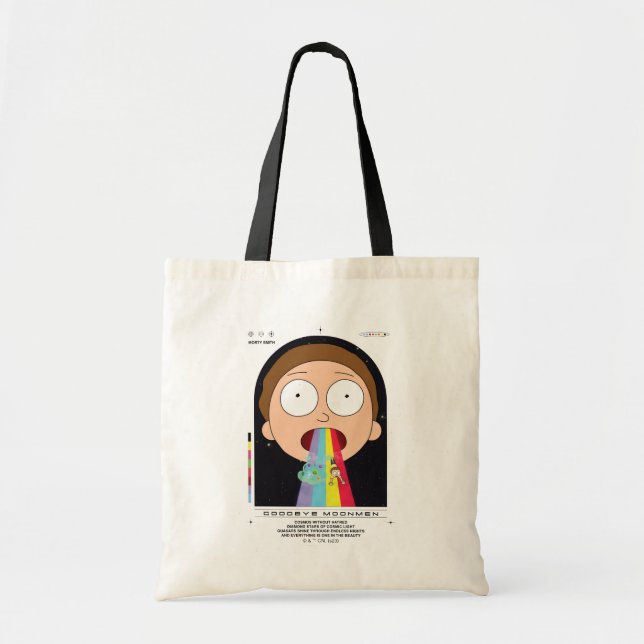 Morty Goodbye Moonmen Zitat Graphic Tragetasche (Vorne)