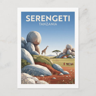 Moru Kopjes Seronera Tansania Postkarte