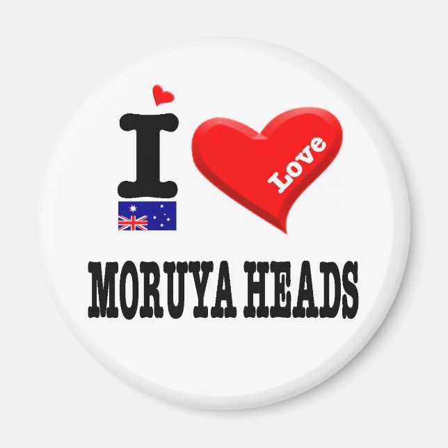 MORUYA HEADS - I Liebe Magnet (Vorne)