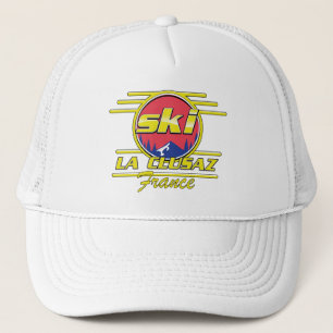 Morzine Frankreich Ski 80er Logo Truckerkappe