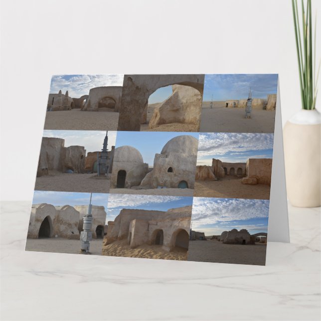 Mos Espa auf dem Planeten Tatooine Karte (Vorderseite)