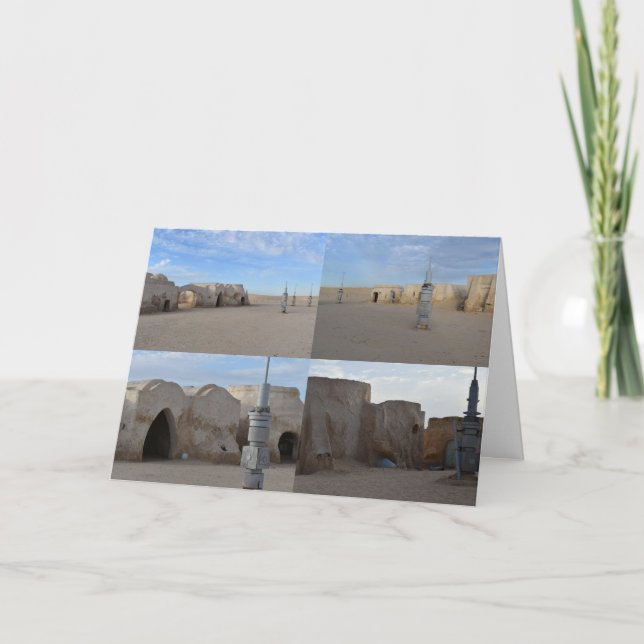 Mos Espa auf dem Planeten Tatooine Karte (Vorderseite)