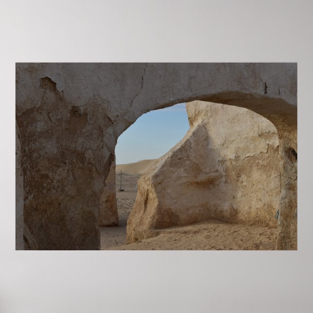 Mos Espa auf dem Planeten Tatooine Poster (Vorne)