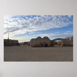 Mos Espa auf dem Planeten Tatooine Poster