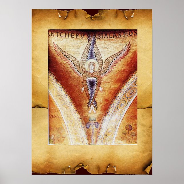 MOSAIC ANGEL , braunes Pergament Poster (Vorne)