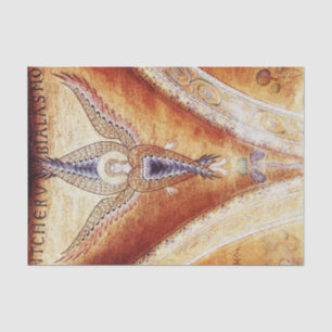 MOSAIC ANGEL SEIDENPAPIER