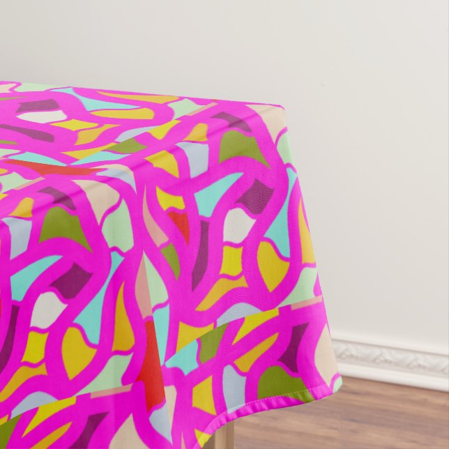 MOSAIC ART PATTERN GEMISCHTE FARBEN TISCHDECKE (Beispiel)