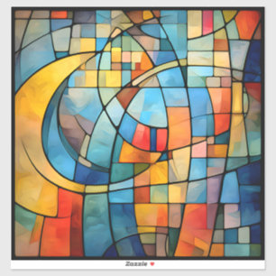Mosaic Art Vinyl Sticker