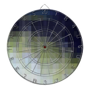Mosaic Blue-Green Design Dartscheibe