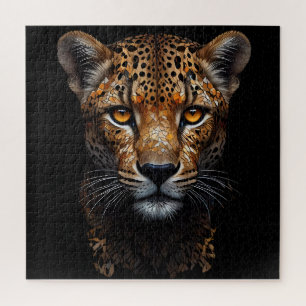 Mosaic Cheetah Portrait Puzzle