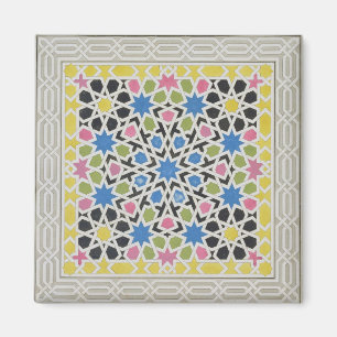 Mosaic design from the Alhambra, from 'The Arabian Magnet