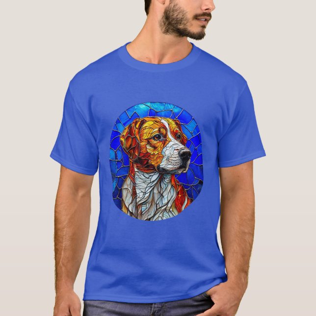 Mosaic Dog T-Shirt (Vorderseite)
