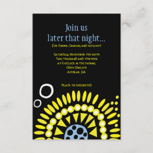 MOSAIC DOVE PEACE Bat Mitzvah Empfang Card Begleitkarte