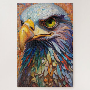Mosaic Eagle Jigsaw Puzzle