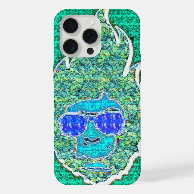 Mosaic Face Case iPhone Hülle (Rückseite)