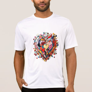 Mosaic Heart of Love T-Shirt