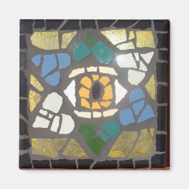 Mosaic Hearts Star von David w/Evil Eye Magnet