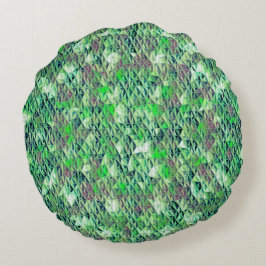 Mosaic in greenish dreiecke with gradient ttes t rundes kissen