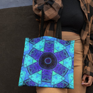 Mosaic Mandala Blue und Lila