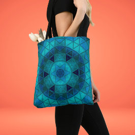 Mosaic Mandala Blume Blue