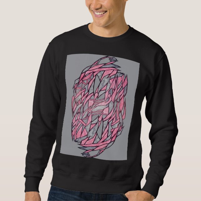 Mosaic Men’s Abstract Sweatshirt  (Vorderseite)